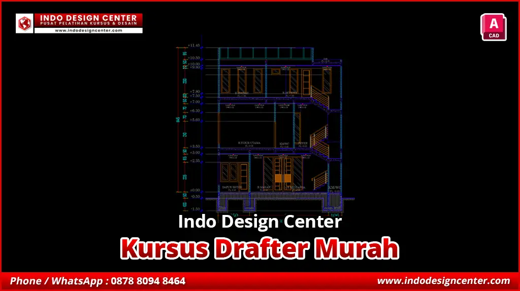 Kursus Drafter Murah di Bekasi