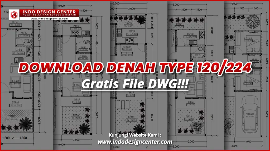 Download Denah Rumah Type 120 Kode 07