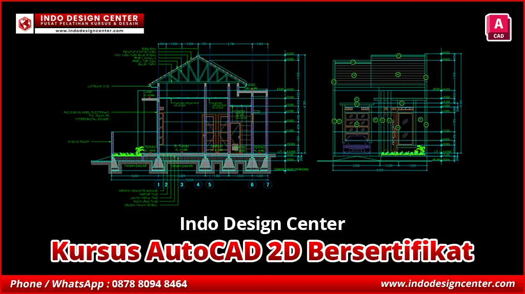 Kursus Autocad 2D Bersertifikat Harga Terjangkau