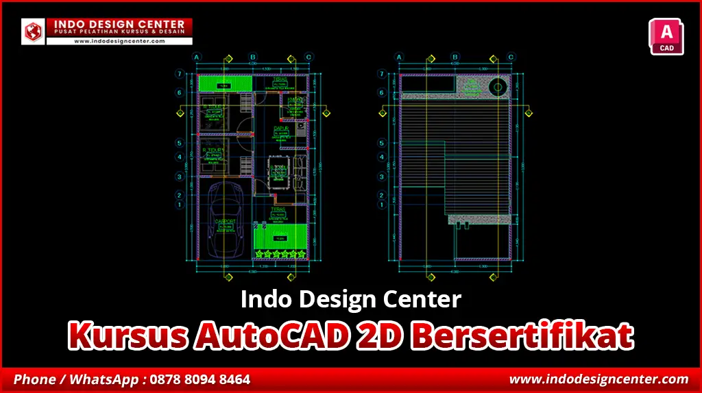 Kursus Autocad 2D Bersertifikat Murah & Berkualitas