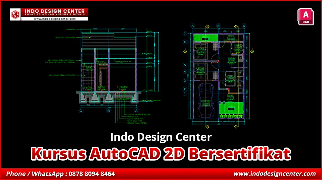 Kursus Autocad 2D Bersertifikat Murah & Terpercaya