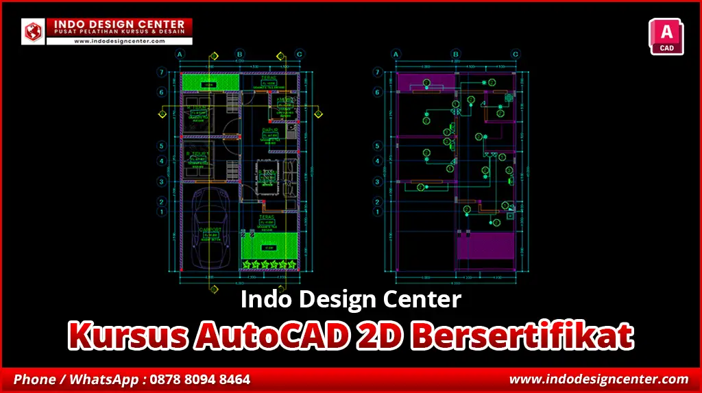 Kursus Autocad 2D Bersertifikat Terdekat & Terpercaya