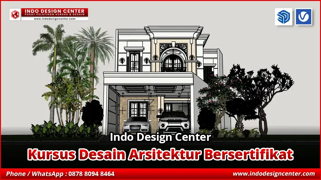 Kursus Desain Arsitektur Bersertifikat Jaminan Sampai Bisa