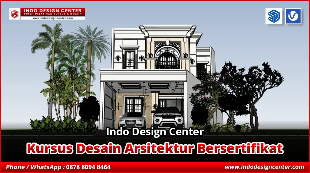 Kursus Desain Arsitektur Bersertifikat Murah & Terdekat