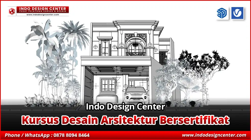 Kursus Desain Arsitektur Bersertifikat Resmi & Berpengalaman