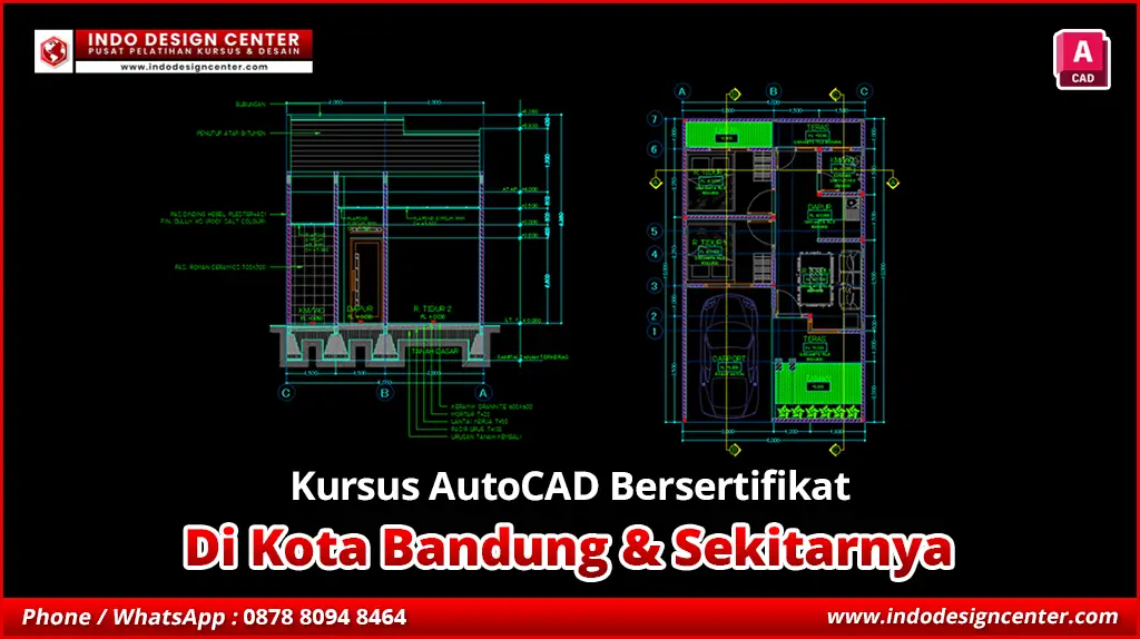 Kursus AutoCAD Bersertifikat di Arcamanik, Kota Bandung