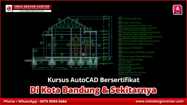 Kursus AutoCAD Bersertifikat di Bandung Kulon, Kota Bandung