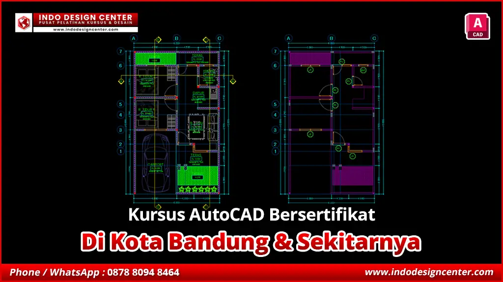 Kursus AutoCAD Bersertifikat di Batununggal, Kota Bandung
