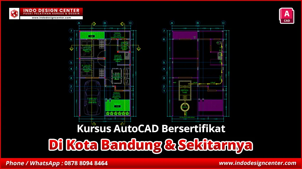 Kursus AutoCAD Bersertifikat di Bojongloa Kidul, Kota Bandung