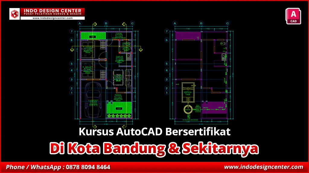 Kursus AutoCAD Bersertifikat di Buahbatu, Kota Bandung