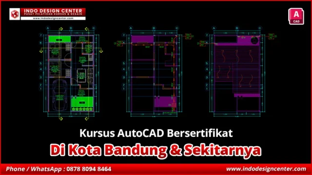 Kursus AutoCAD Bersertifikat di Cibeunying Kaler, Kota Bandung