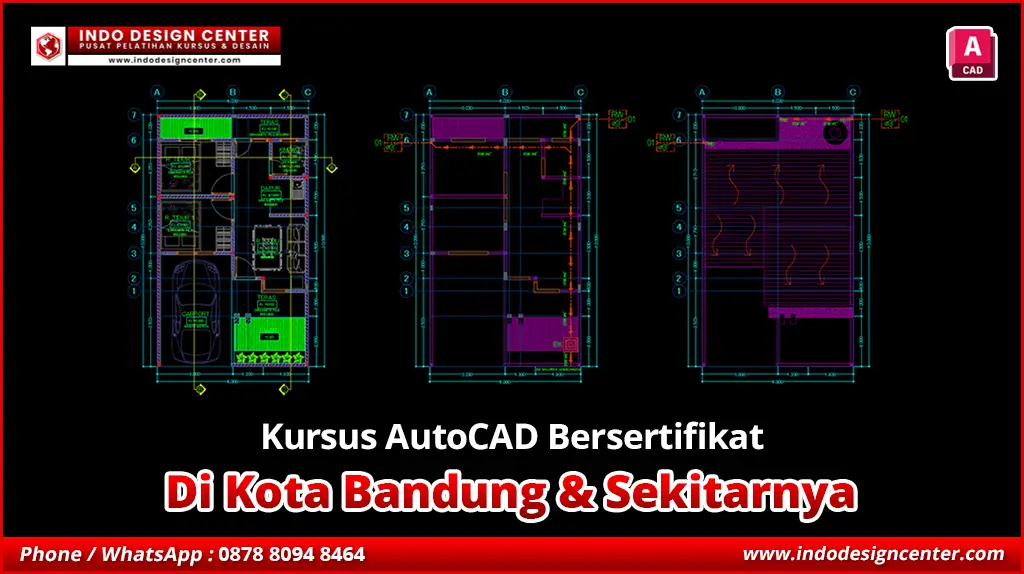 Kursus AutoCAD Bersertifikat di Cibeunying Kaler, Kota Bandung