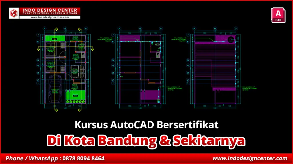 Kursus AutoCAD Bersertifikat di Cibeunying Kidul, Kota Bandung