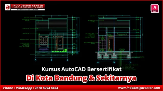 Kursus AutoCAD Bersertifikat di Cibiru, Kota Bandung