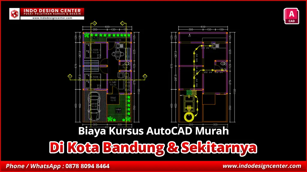 Biaya Kursus AutoCAD Murah di Antapani, Kota Bandung