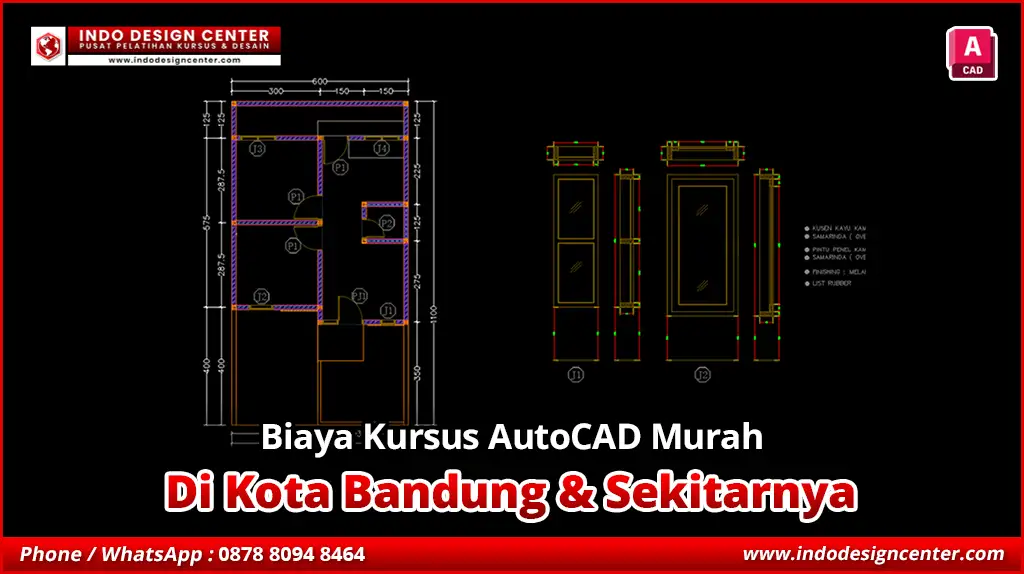 Biaya Kursus AutoCAD Murah di Bandung Wetan, Kota Bandung