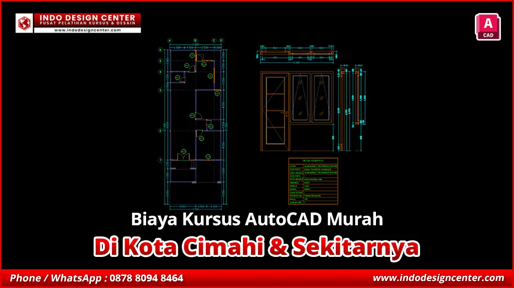 Biaya Kursus AutoCAD Murah di Baros, Kota Cimahi