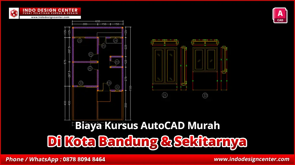 Biaya Kursus AutoCAD Murah di Batununggal, Kota Bandung