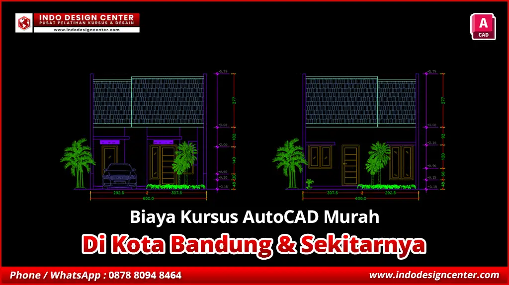 Biaya Kursus AutoCAD Murah di Buahbatu, Kota Bandung