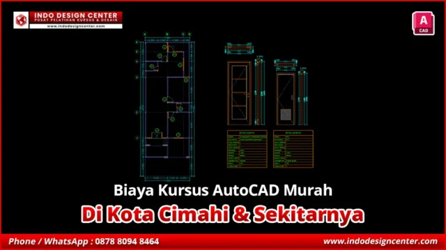 Biaya Kursus AutoCAD Murah di Cibabat, Kota Cimahi