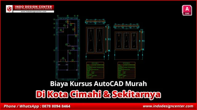 Biaya Kursus AutoCAD Murah di Cibeber, Kota Cimahi