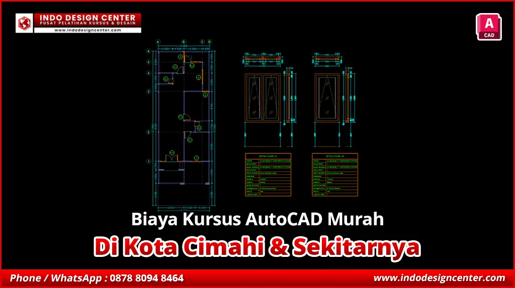 Biaya Kursus AutoCAD Murah di Cibeureum, Kota Cimahi