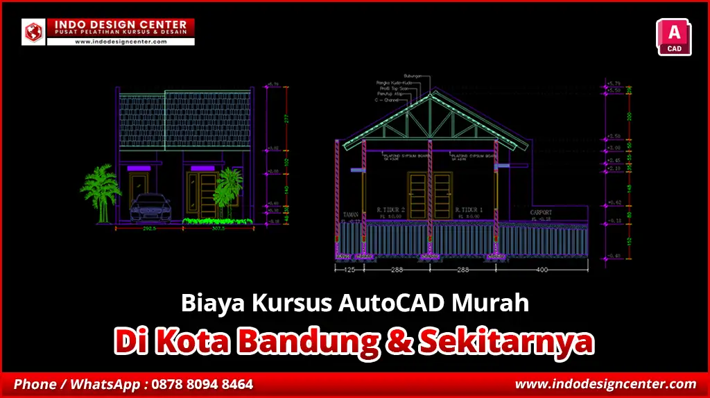 Biaya Kursus AutoCAD Murah di Cibiru, Kota Bandung