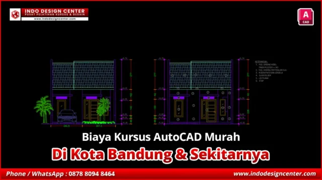 Biaya Kursus AutoCAD Murah di Cidadap, Kota Bandung