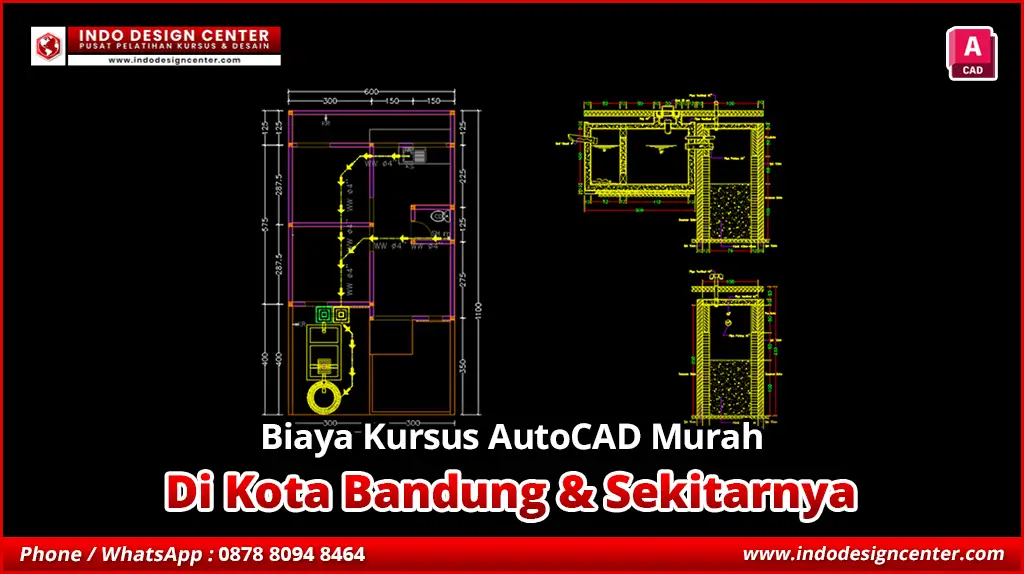 Biaya Kursus AutoCAD Murah di Kiaracondong, Kota Bandung