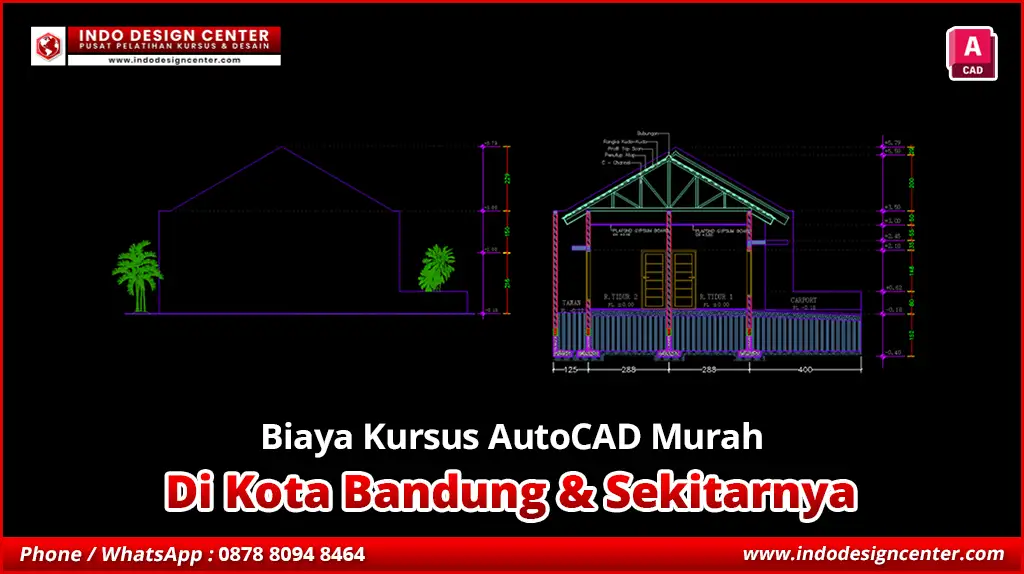 Biaya Kursus AutoCAD Murah di Rancasari, Kota Bandung