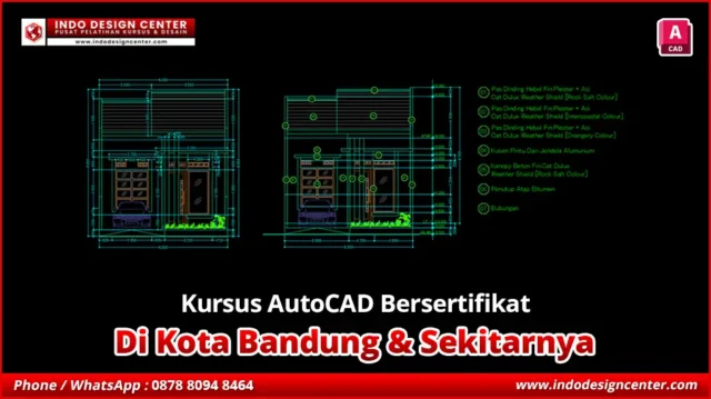 Kursus AutoCAD Bersertifikat di Cidadap, Kota Bandung