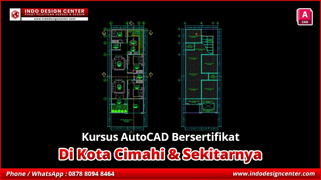 Kursus AutoCAD Bersertifikat di Cimahi, Kota Cimahi