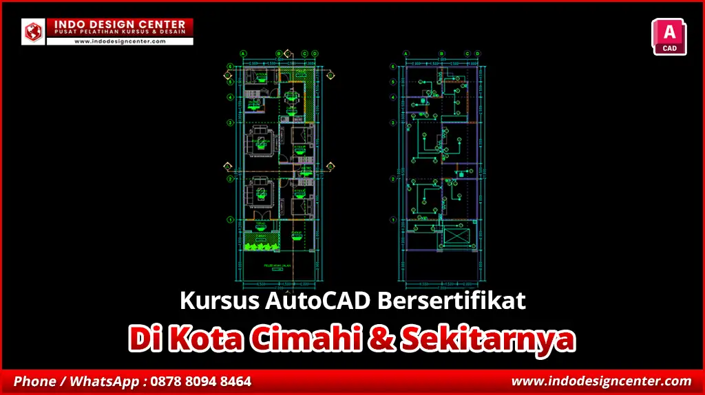 Kursus AutoCAD Bersertifikat di Cipageran, Kota Cimahi
