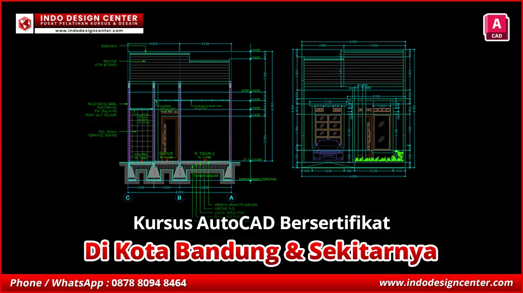 Kursus AutoCAD Bersertifikat di Coblong, Kota Bandung