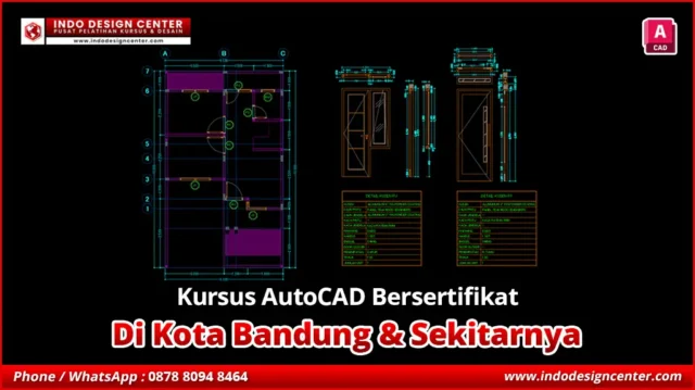 Kursus AutoCAD Bersertifikat di Gedebage, Kota Bandung