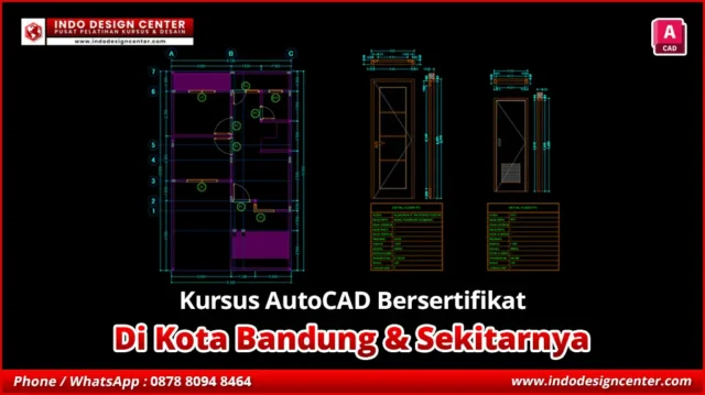 Kursus AutoCAD Bersertifikat di Kiaracondong, Kota Bandung