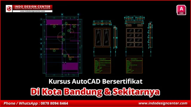 Kursus AutoCAD Bersertifikat di Lengkong, Kota Bandung