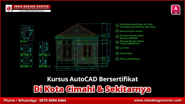 Kursus AutoCAD Bersertifikat di Pasirkaliki, Kota Cimahi