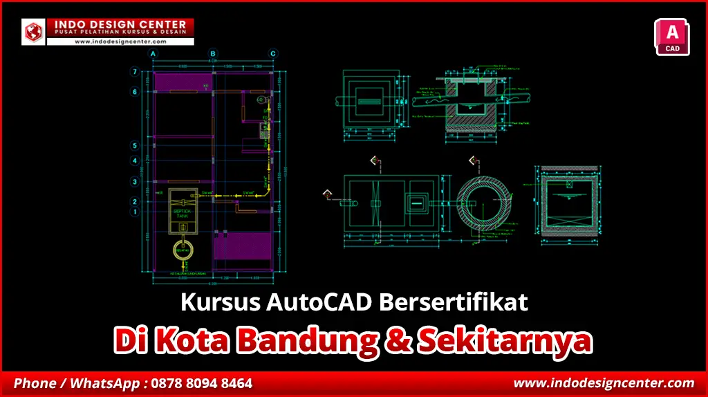 Kursus AutoCAD Bersertifikat di Regol, Kota Bandung
