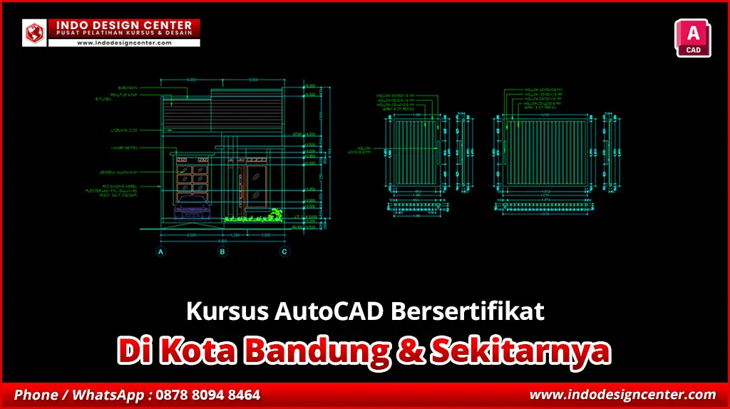 Kursus AutoCAD Bersertifikat di Sukajadi, Kota Bandung