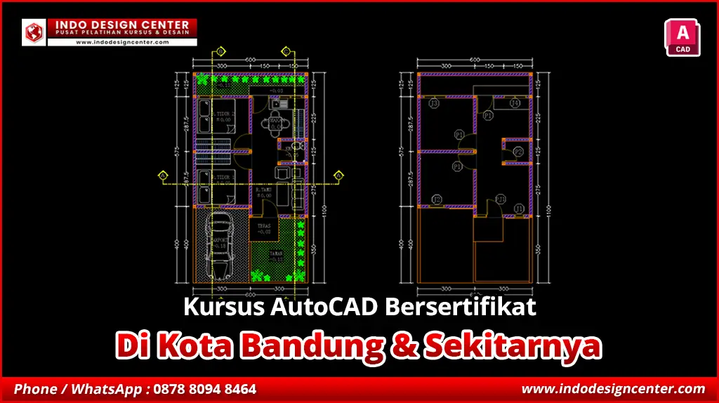 Kursus AutoCAD Bersertifikat di Sumur Bandung, Kota Bandung
