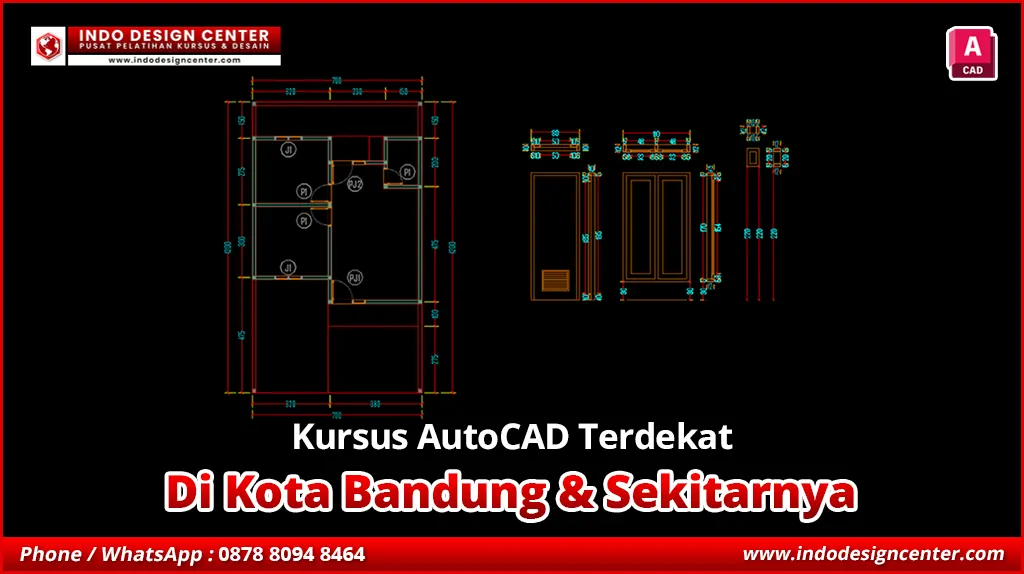 Kursus AutoCAD Terdekat di Coblong, Kota Bandung