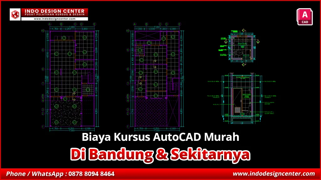Biaya Kursus AutoCAD Murah di Arjasari, Bandung