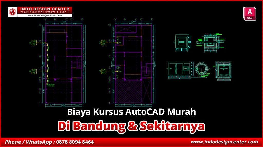 Biaya Kursus AutoCAD Murah di Baleendah, Bandung