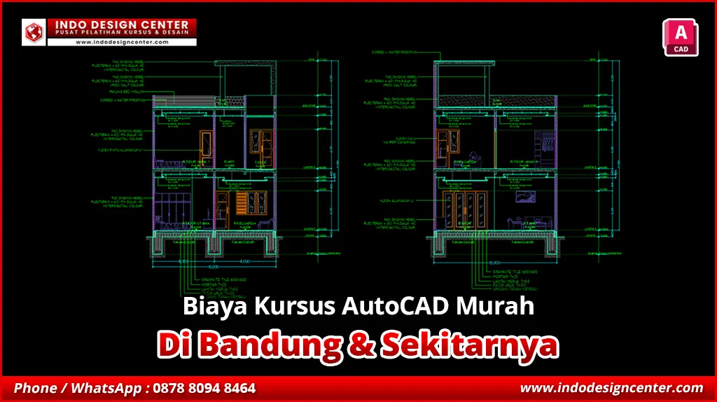 Biaya Kursus AutoCAD Murah di Cilengkrang, Bandung