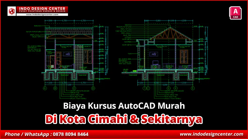 Biaya Kursus AutoCAD Murah di Karangmekar, Kota Cimahi