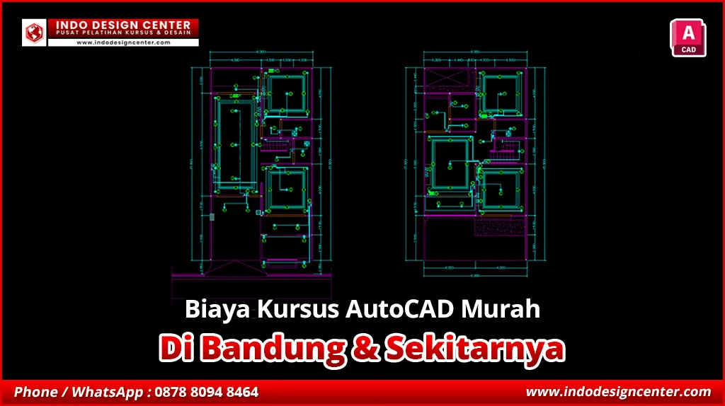 Biaya Kursus AutoCAD Murah di Margaasih, Bandung