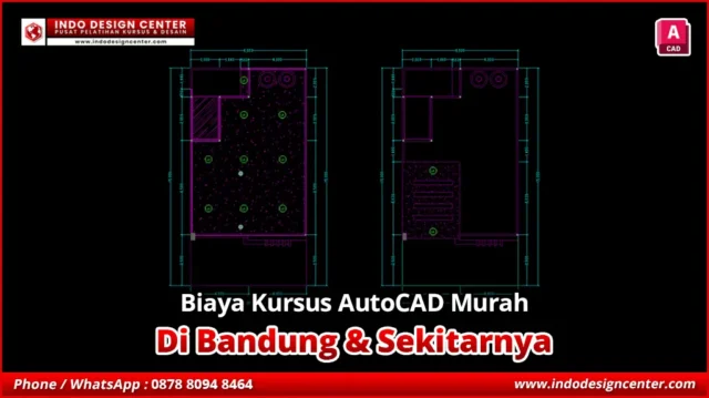 Biaya Kursus AutoCAD Murah di Pacet, Bandung