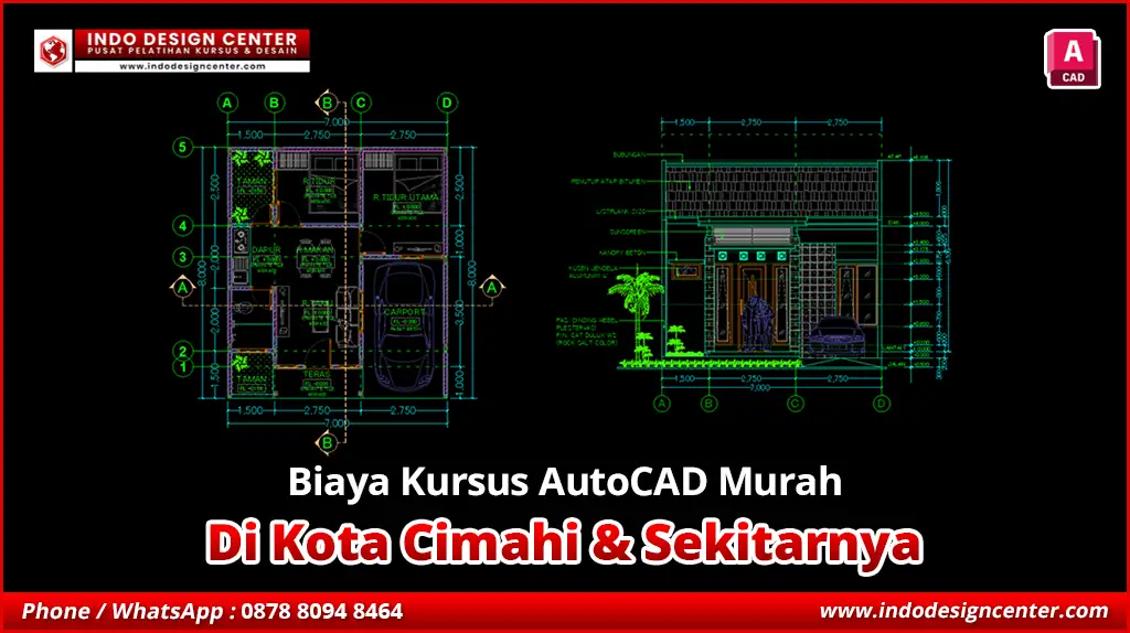 Biaya Kursus AutoCAD Murah di Pasirkaliki, Kota Cimahi
