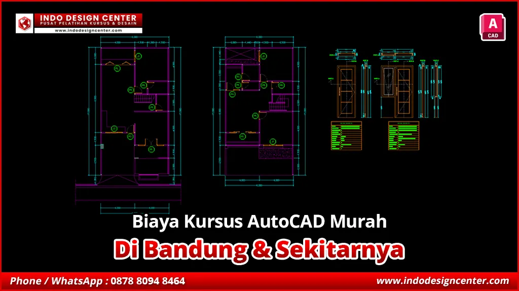 Biaya Kursus AutoCAD Murah di Rancabali, Bandung
